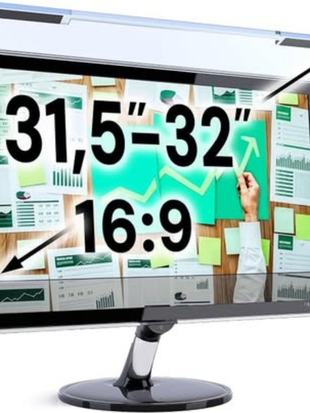 Vintez Blue Light Screen Protector for 31.5"-32" Widescreen Monitors
